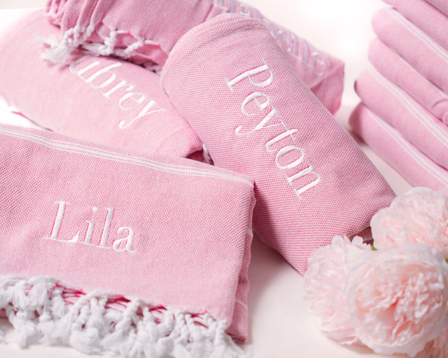 The Sandcastle Turkish Beach Towel — personalized Turkish cotton beach towel