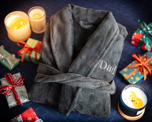 Men's Ultra Soft Fleece Robe