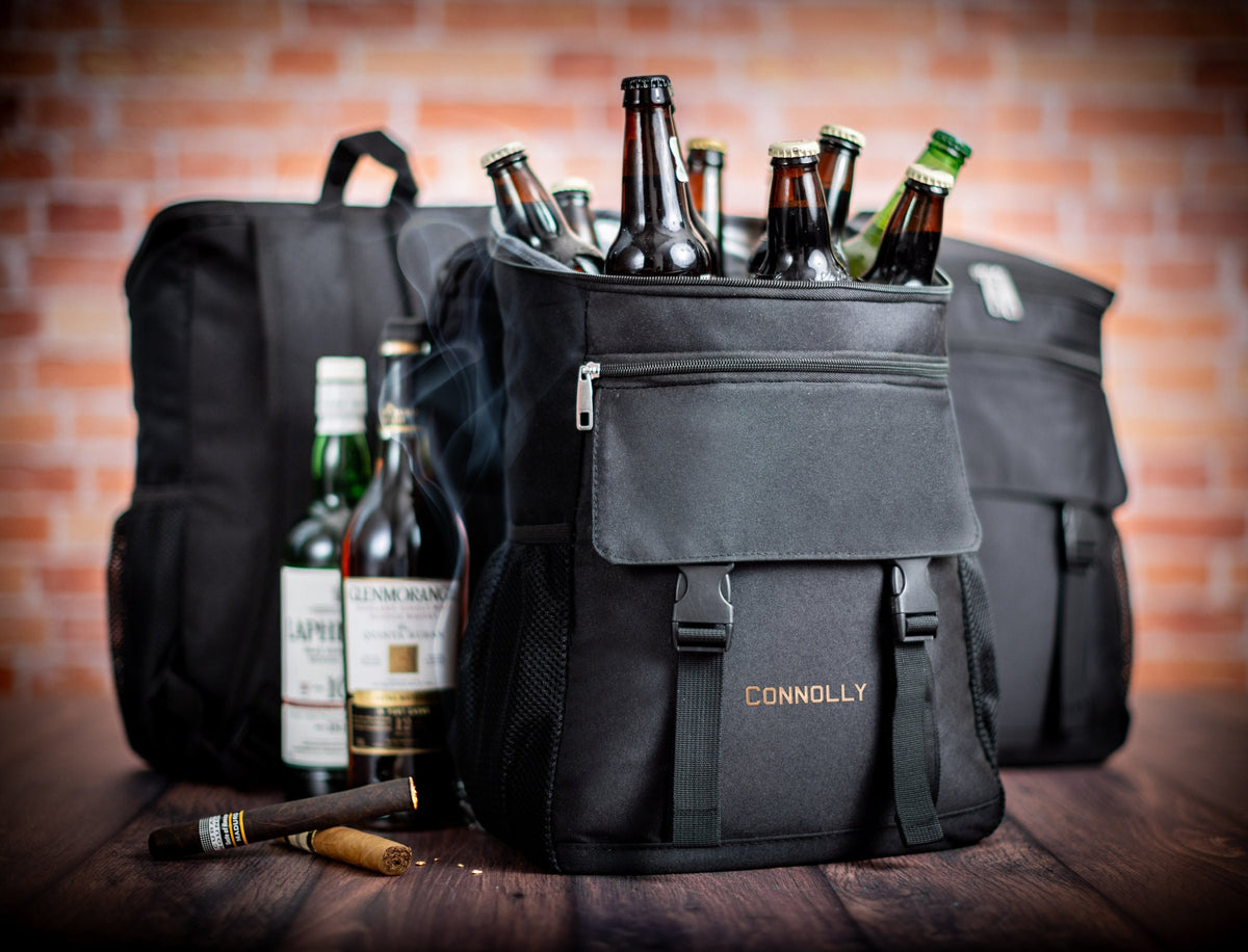 The Basecamp Large Cooler Backpack — personalized 24-can cooler backpack