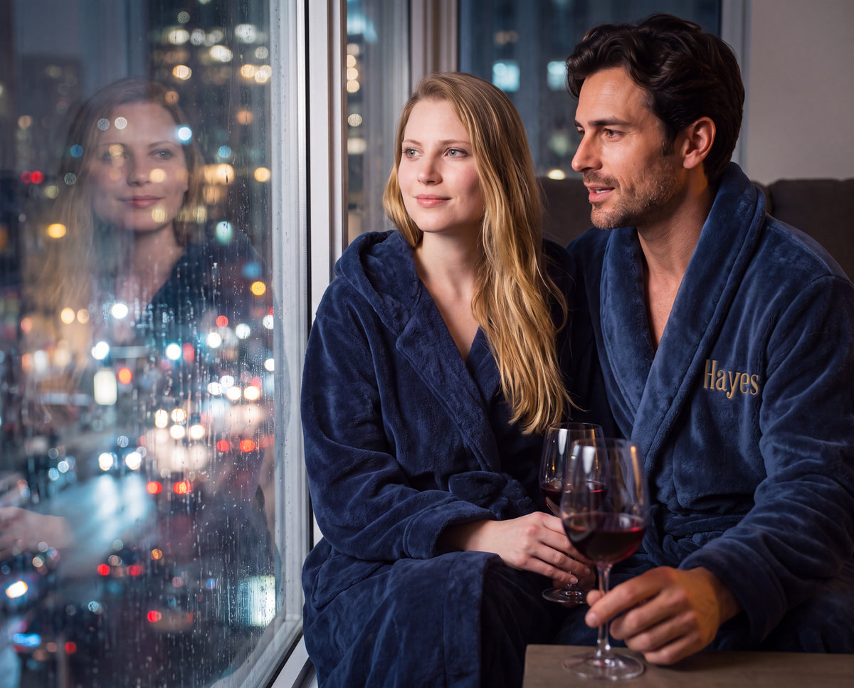 The Homebody Hooded Fleece Robe