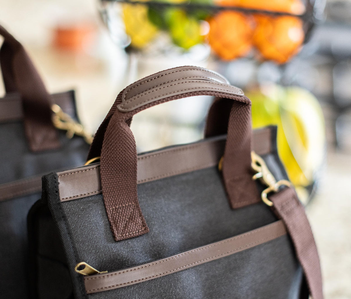 The Lunch Break Insulated Canvas Tote