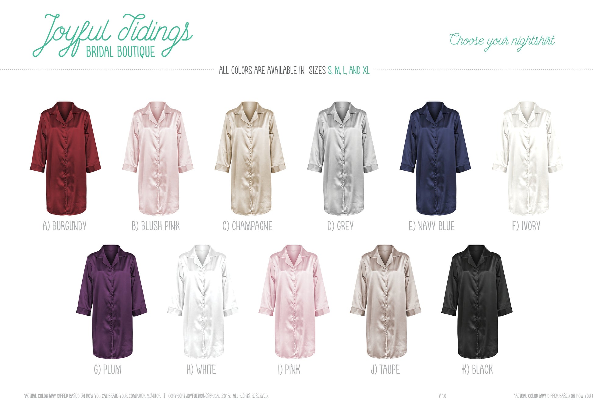 The Sleep-In Satin Nightshirt — personalized satin nightshirt