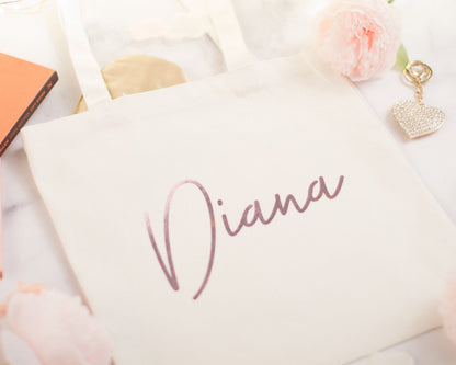 The Corner Store Canvas Tote — personalized canvas tote bag