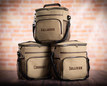 12 Bottle Soft-Sided Canvas Beer Cooler