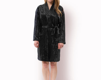 The Velvet Hour Crushed Velvet Robe — personalized velvet robe