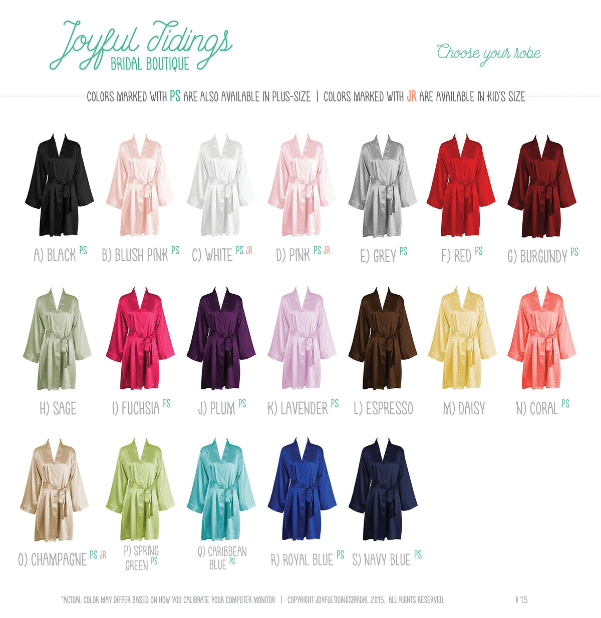The Bridal Suite Satin Kimono Robe — personalized satin bridesmaid robes