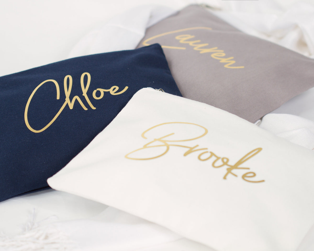The Catch-All Canvas Zip Pouch