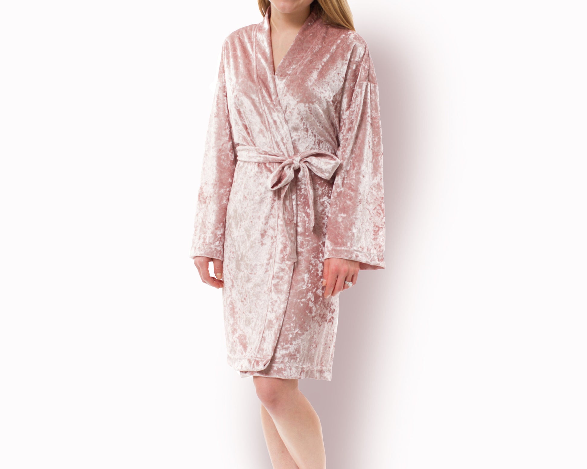 The Velvet Hour Crushed Velvet Robe — personalized velvet robe