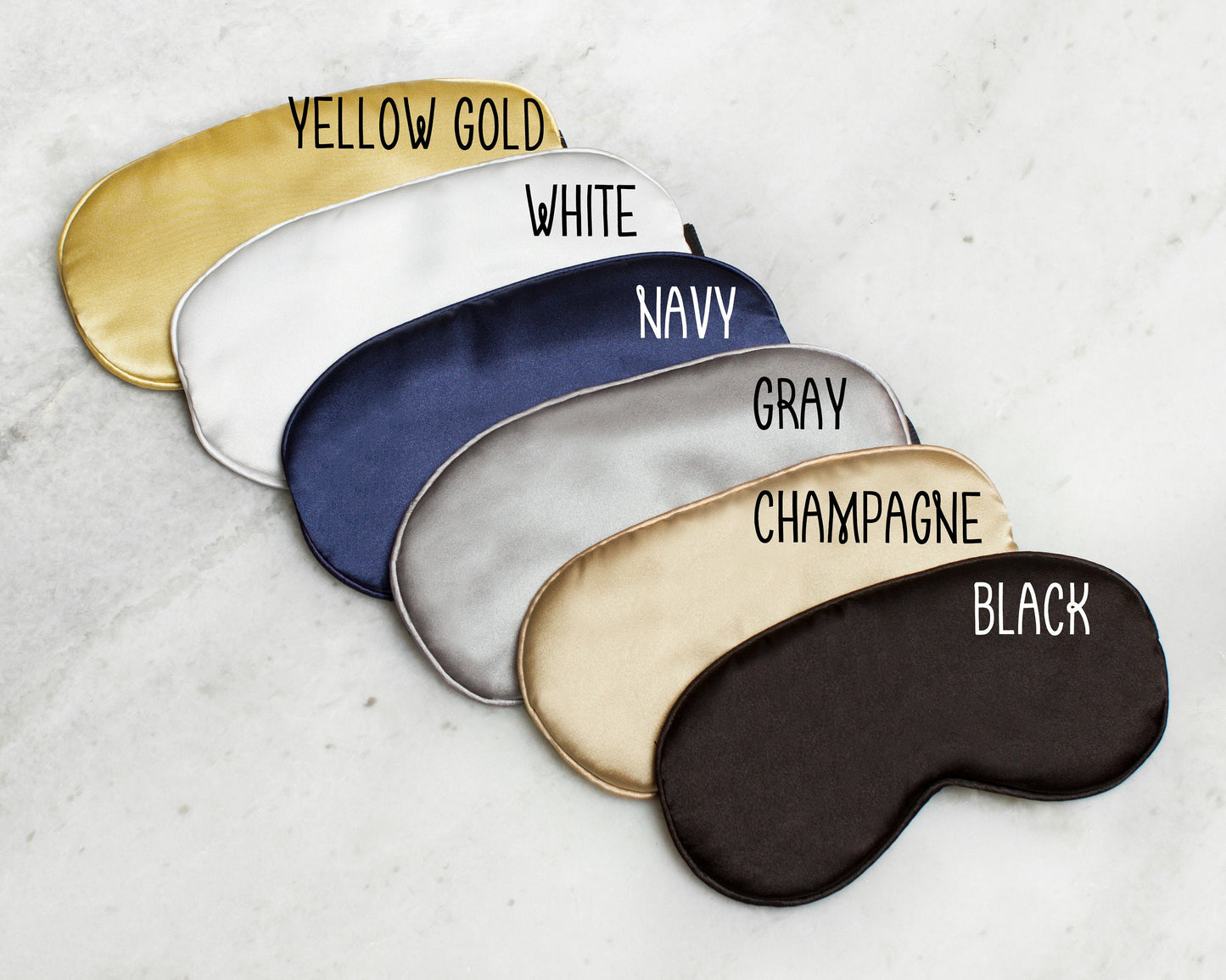 Personalized Silky Plush Eye Mask