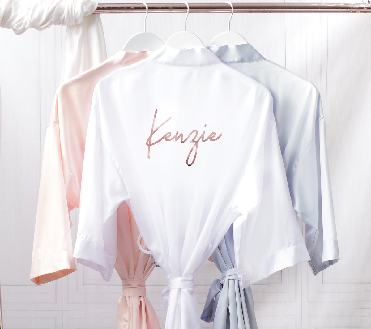 The Soft Focus Matte Satin Robe — matte satin bridesmaid robes