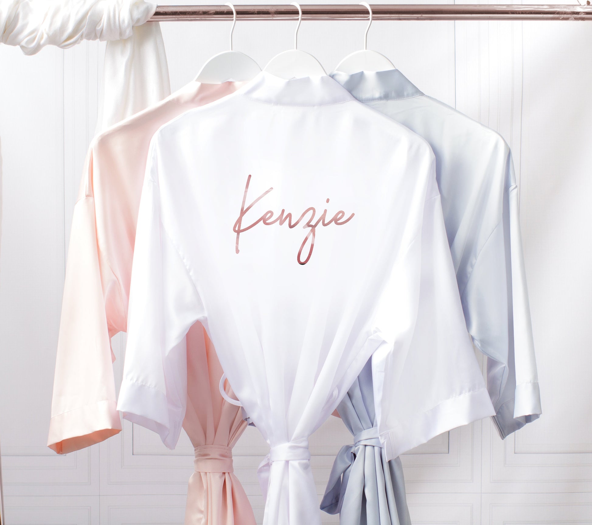 The Soft Focus Matte Satin Robe — matte satin bridesmaid robes