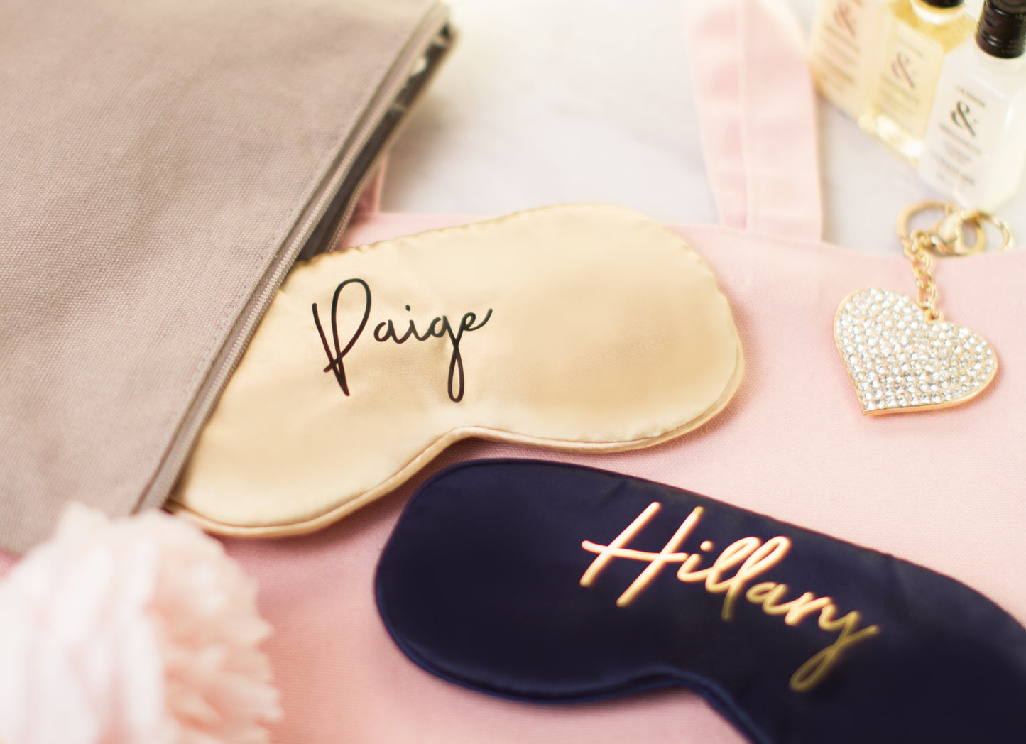 Personalized Silky Plush Eye Mask