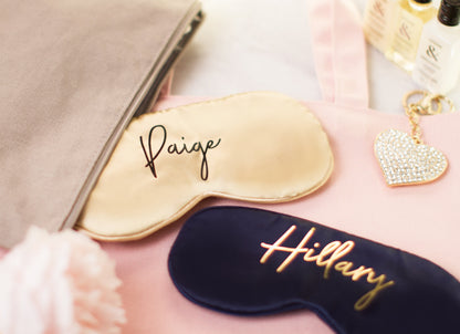 Personalized Silky Plush Eye Mask