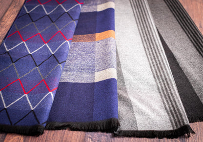The Overcoat Men's Dress Scarf — personalized men's dress scarf