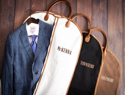 Custom Name Multi-Suit Canvas Suit Bag