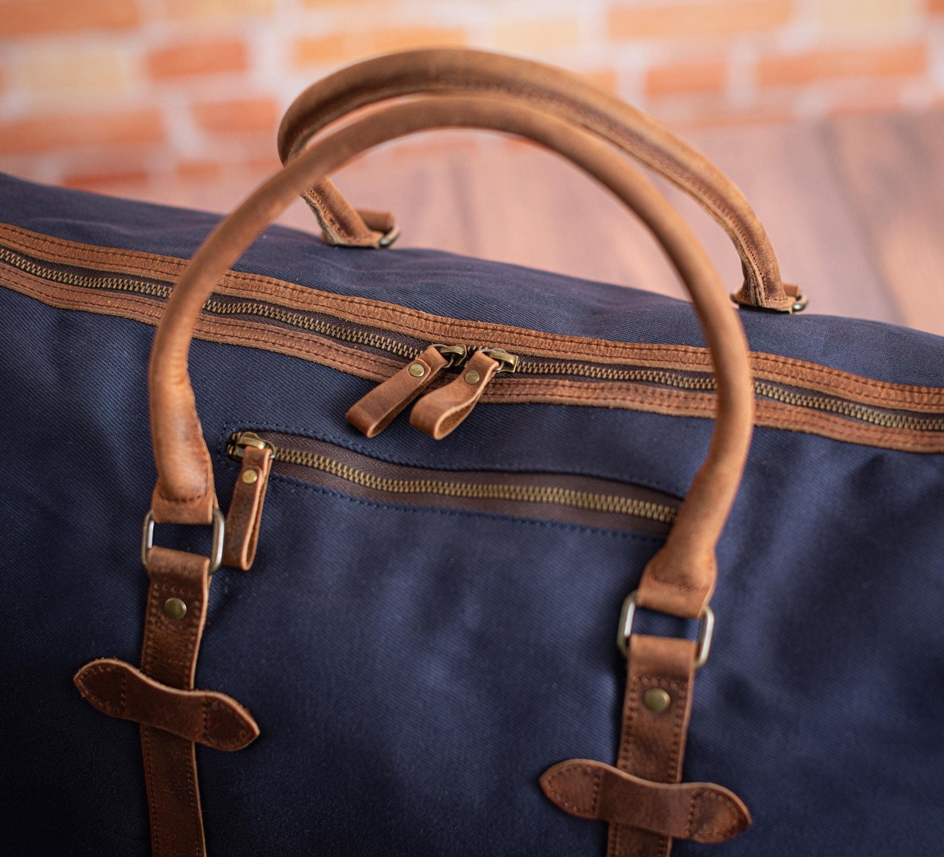 The Heirloom Canvas Twill Duffle — personalized canvas twill duffle