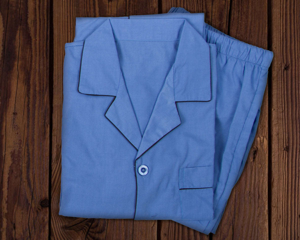 The Day Off Men's Woven Pajama Set — personalized men's pajama set