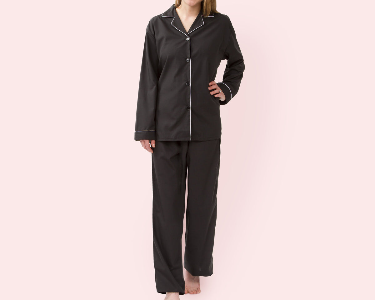 The Slumber Party Women's Woven Pajama Set — personalized women's pajama set