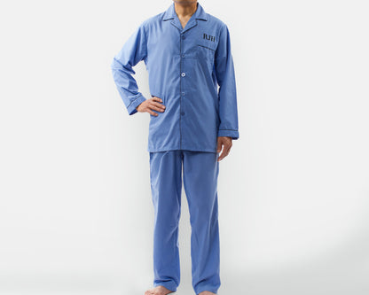The Day Off Men's Woven Pajama Set — personalized men's pajama set