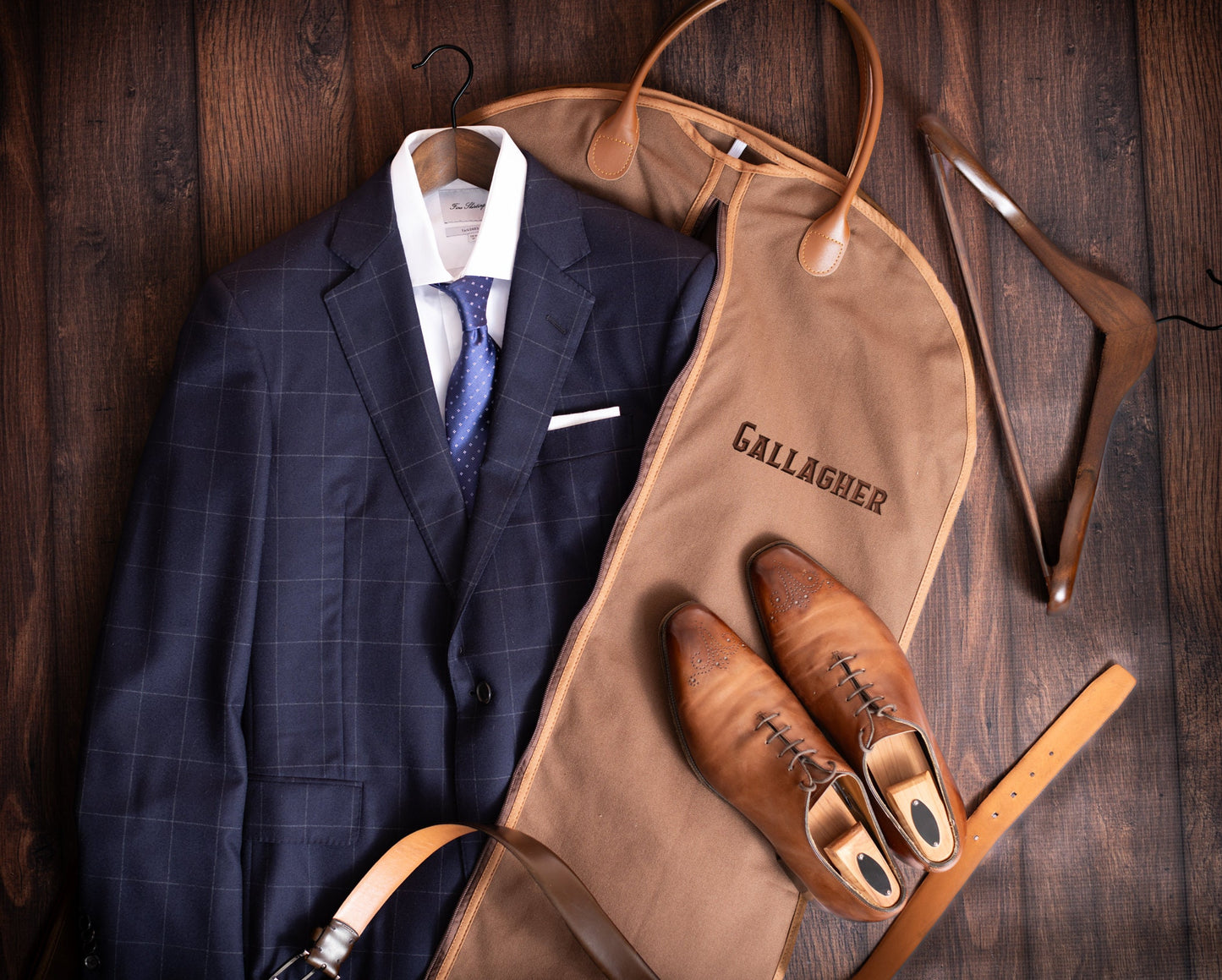 Custom Name Multi-Suit Canvas Suit Bag