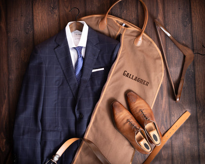 Custom Name Multi-Suit Canvas Suit Bag
