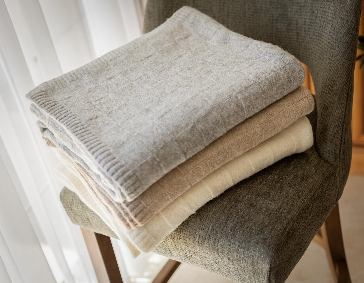 The Reading Nook Wool-Blend Throw — personalized wool-blend throw blanket