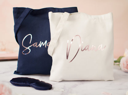 The Corner Store Canvas Tote — personalized canvas tote bag