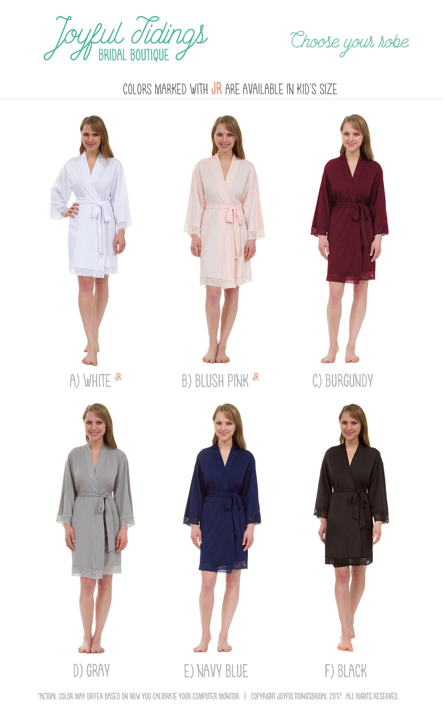 The Slow Sunday Lace Jersey Robe — lace jersey bridesmaid robe