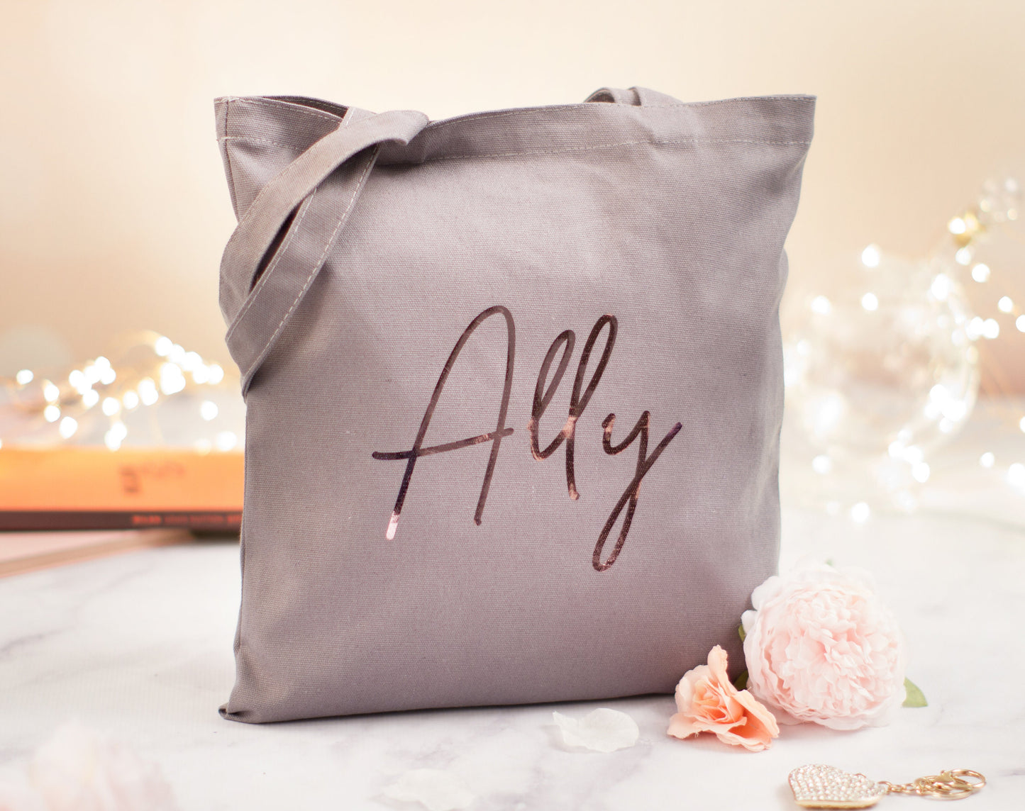 The Corner Store Canvas Tote — personalized canvas tote bag