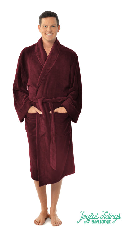 His and Hers Personalized Fleece Robe Gift Set