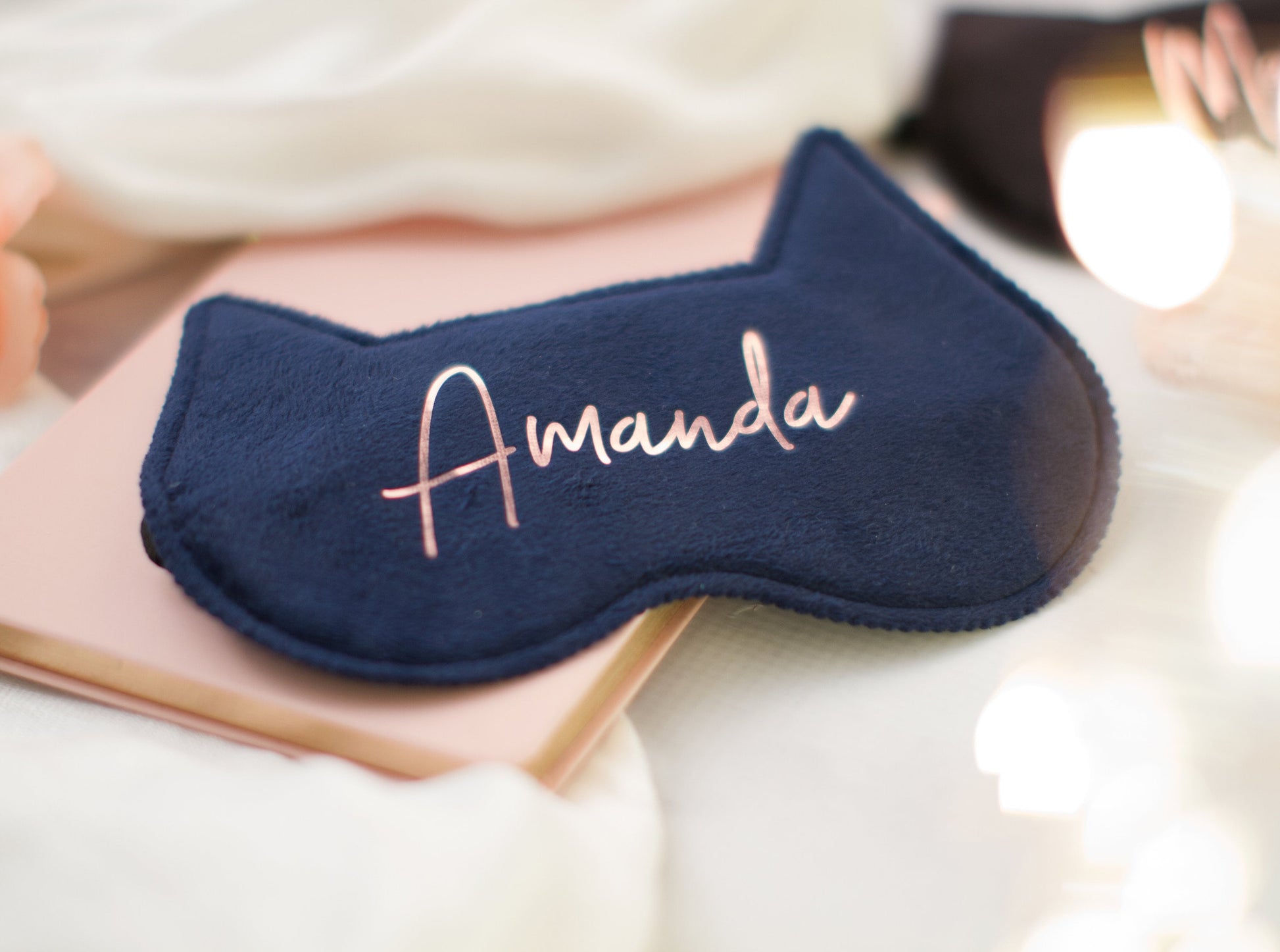 The Cat Nap Kitty Sleep Mask — personalized kitty sleep mask