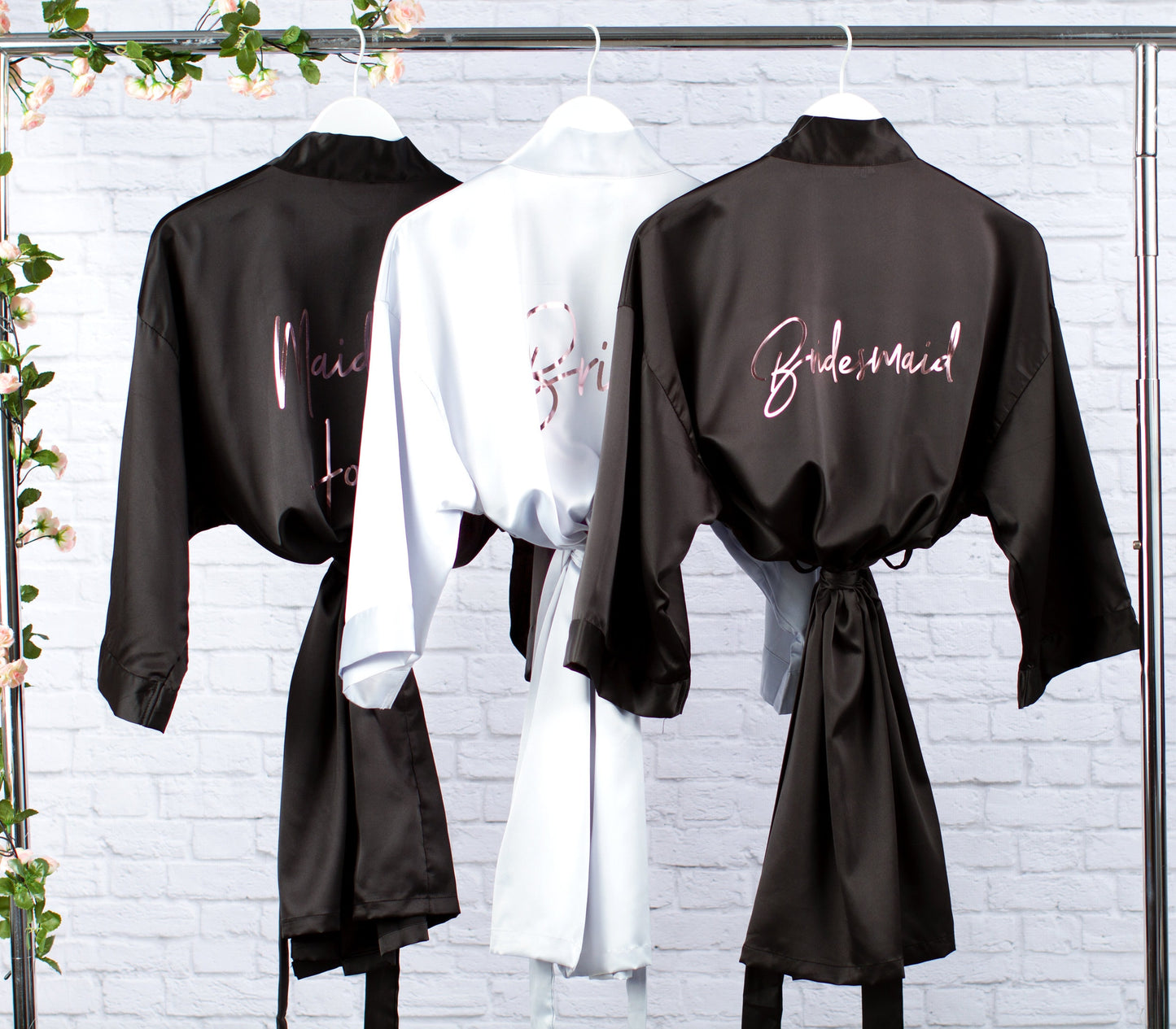 The Soft Focus Matte Satin Robe — matte satin bridesmaid robes