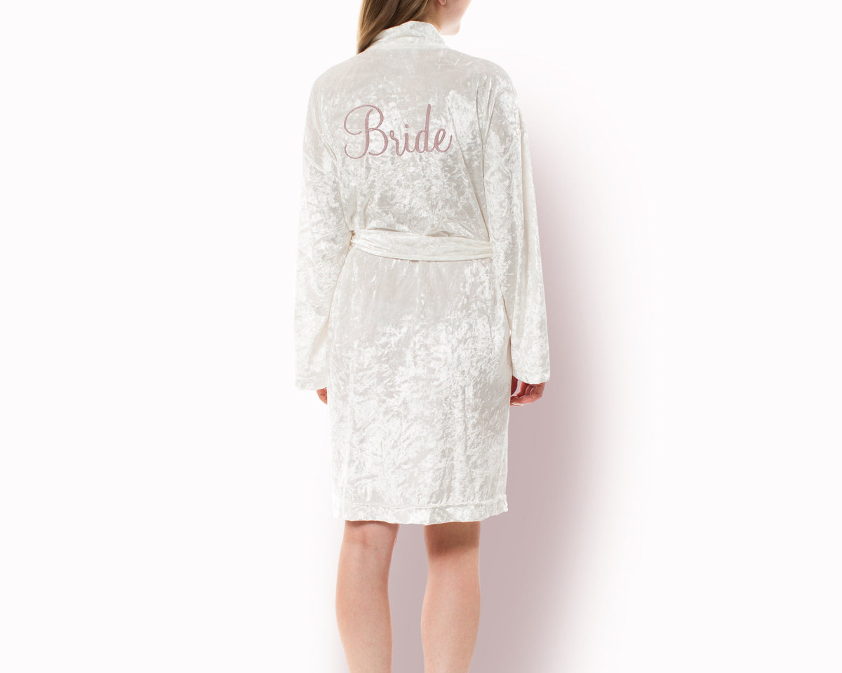 The Velvet Hour Crushed Velvet Robe — personalized velvet robe