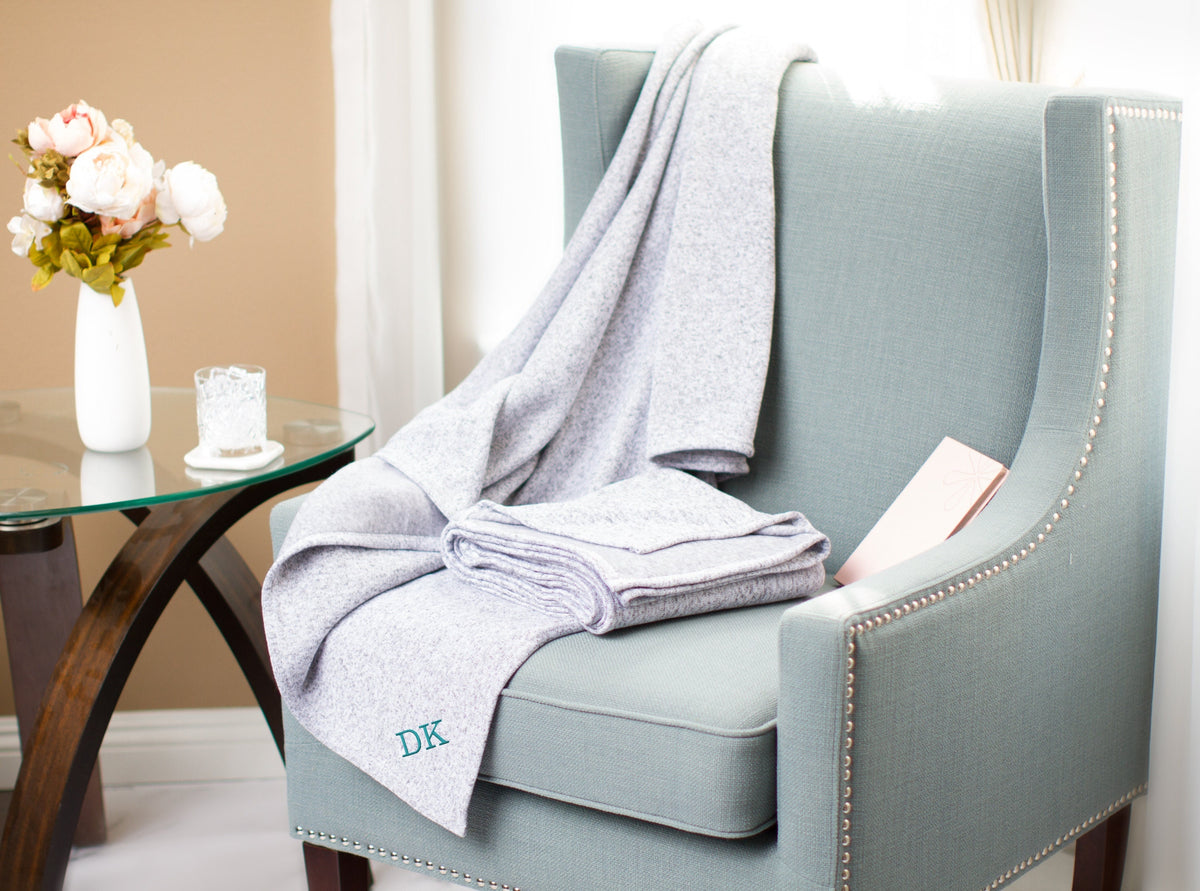 The Sweater Weather Knit Blanket — personalized sweater knit blanket