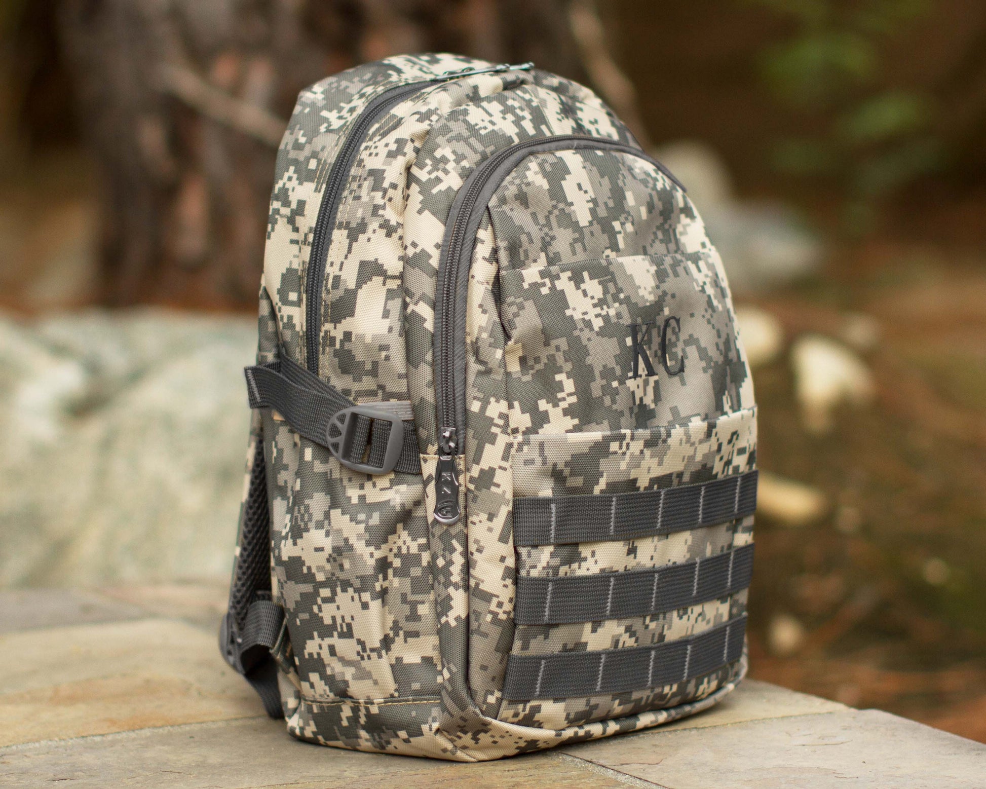 The Recess Canvas Camo Backpack — personalized camo backpack