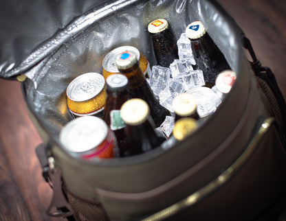 12 Bottle Soft-Sided Canvas Beer Cooler