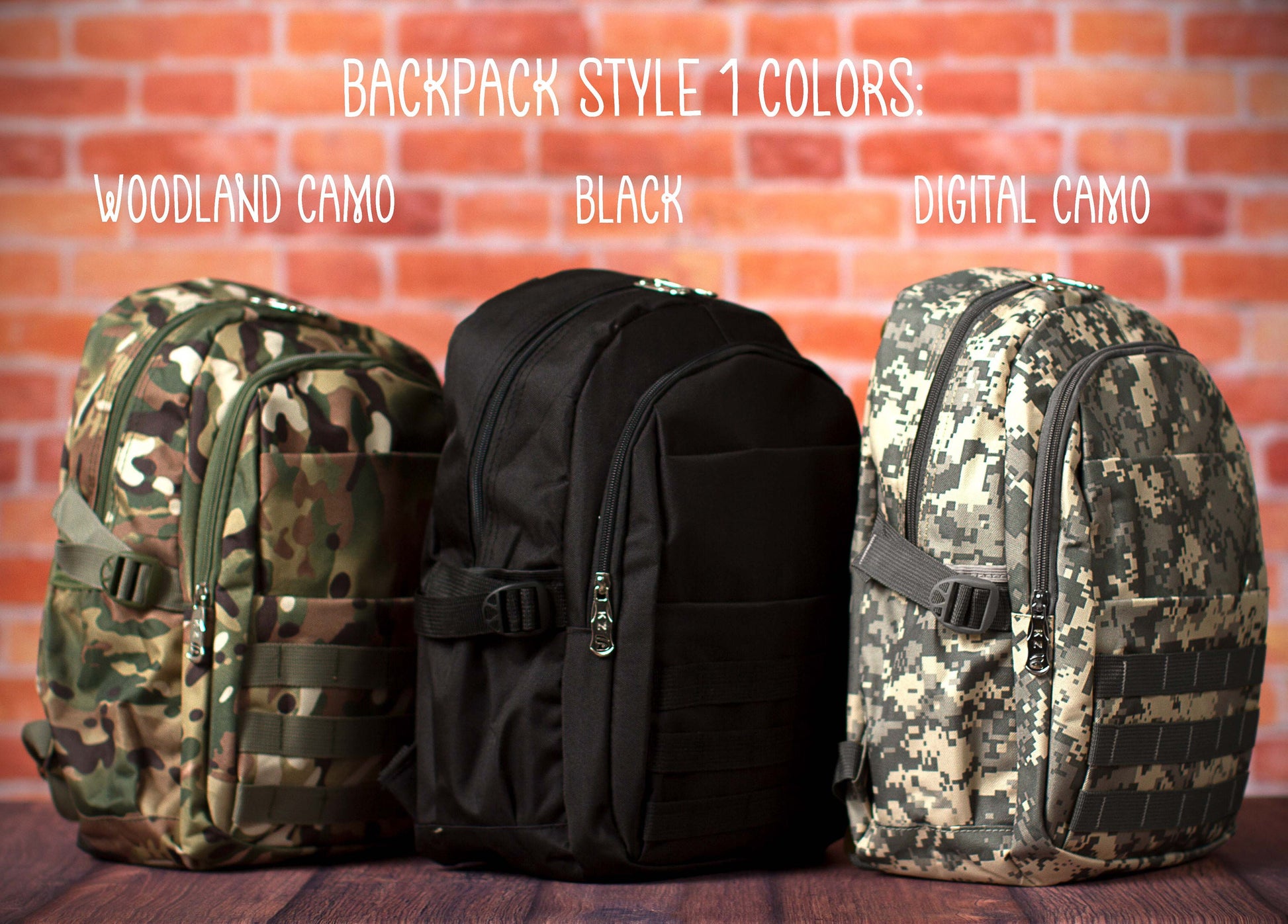 The Recess Canvas Camo Backpack — personalized camo backpack