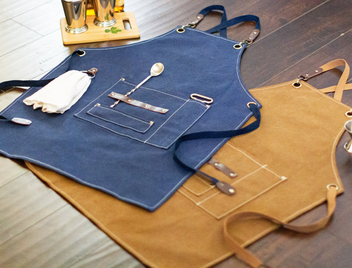 The Line Cook Cotton Apron — personalized cotton canvas apron