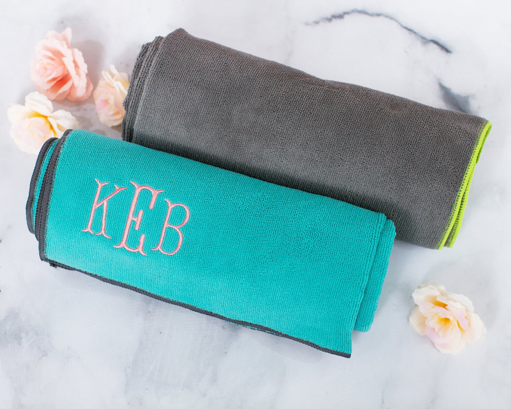 The Savasana Non-Slip Yoga Towel — personalized microfiber yoga towel