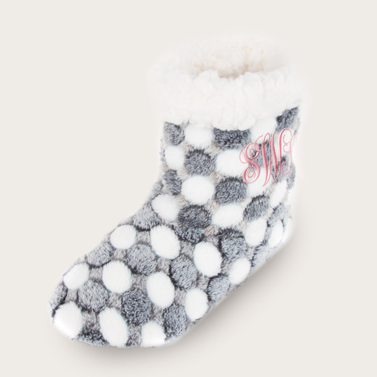 The Snowed-In Sherpa Bootie Slipper — personalized women's bootie slippers