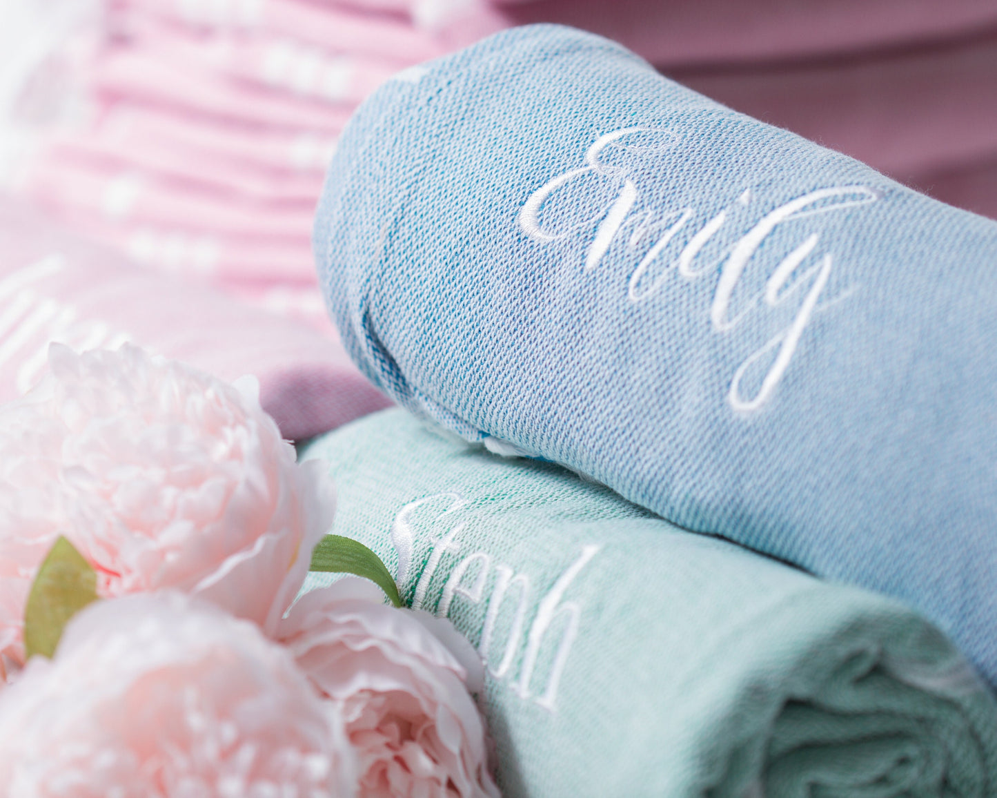 The Sandcastle Turkish Beach Towel — personalized Turkish cotton beach towel