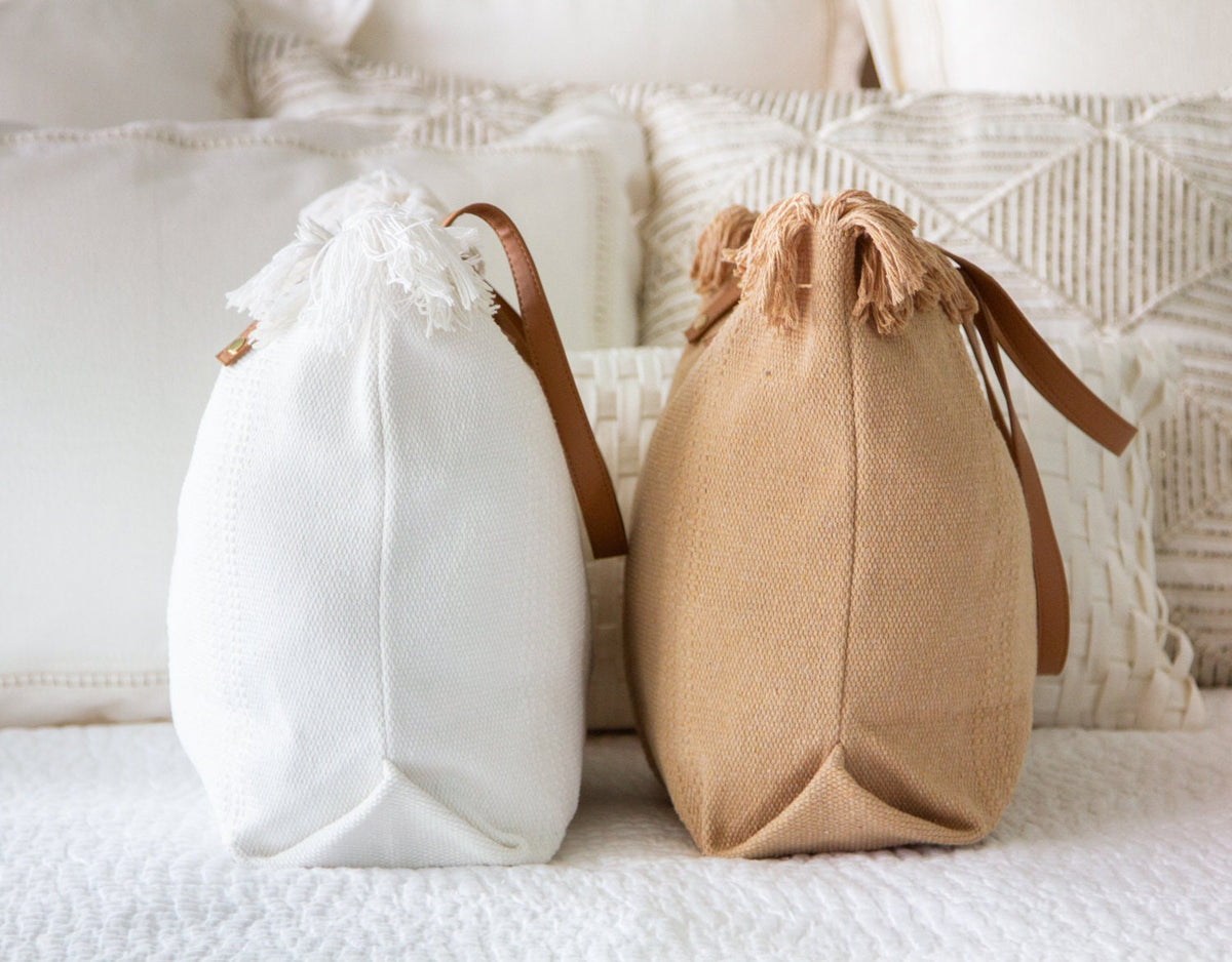 The Festival Fringe Canvas Tote — personalized fringe tote bag