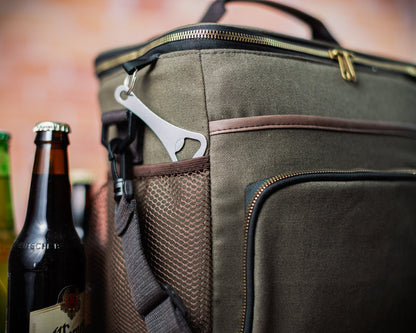 12 Bottle Soft-Sided Canvas Beer Cooler