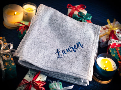The Sweater Weather Knit Blanket — personalized sweater knit blanket