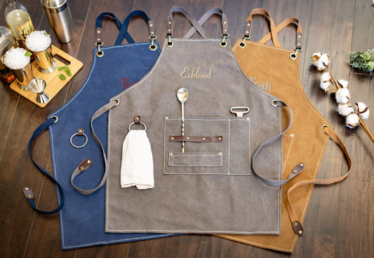 All-Purpose Pure Cotton Canvas Apron with Multi Pockets
