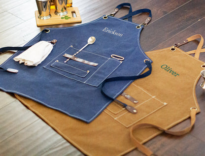 All-Purpose Pure Cotton Canvas Apron with Multi Pockets