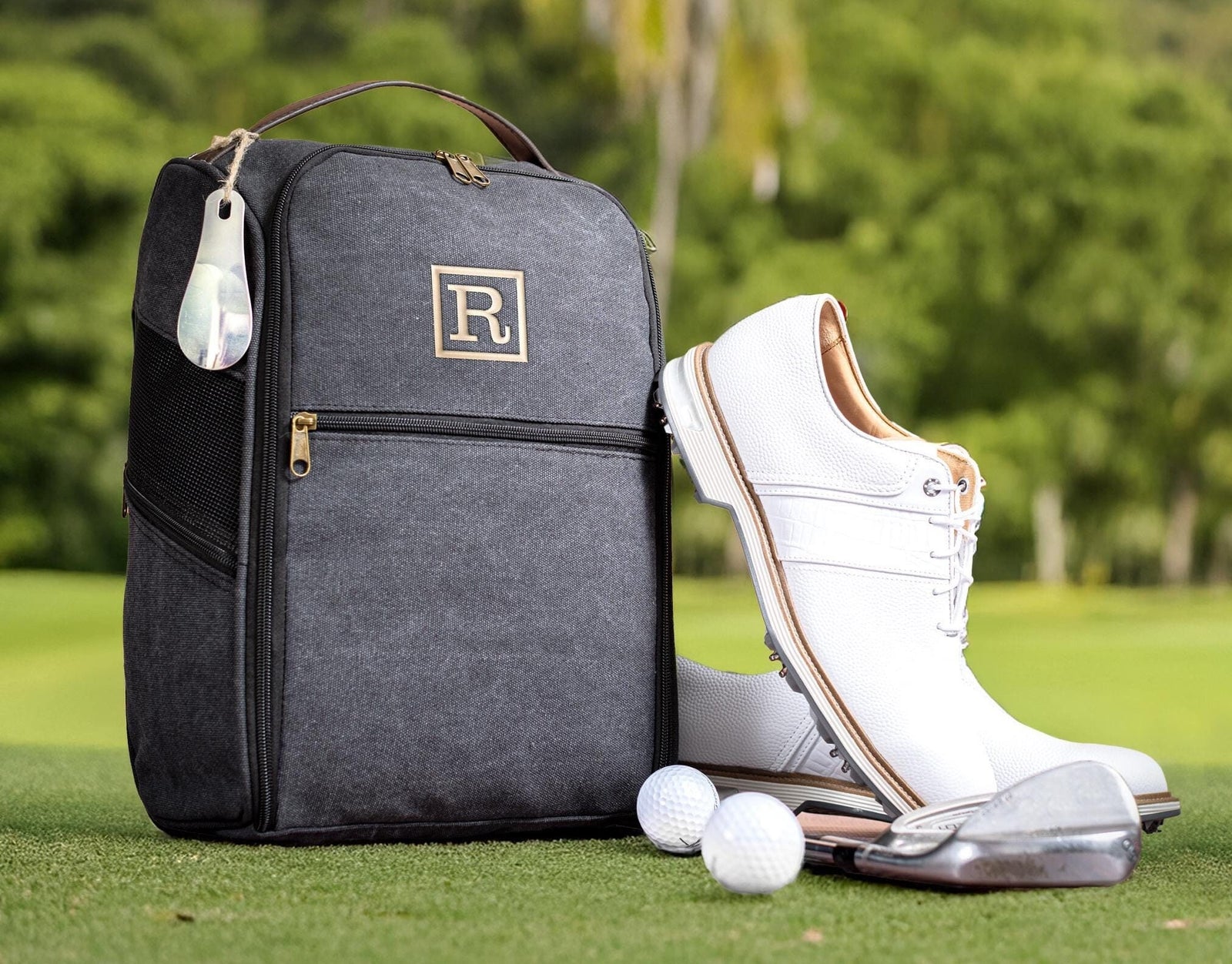 Smart Dry Canvas Golf Shoe Bag
