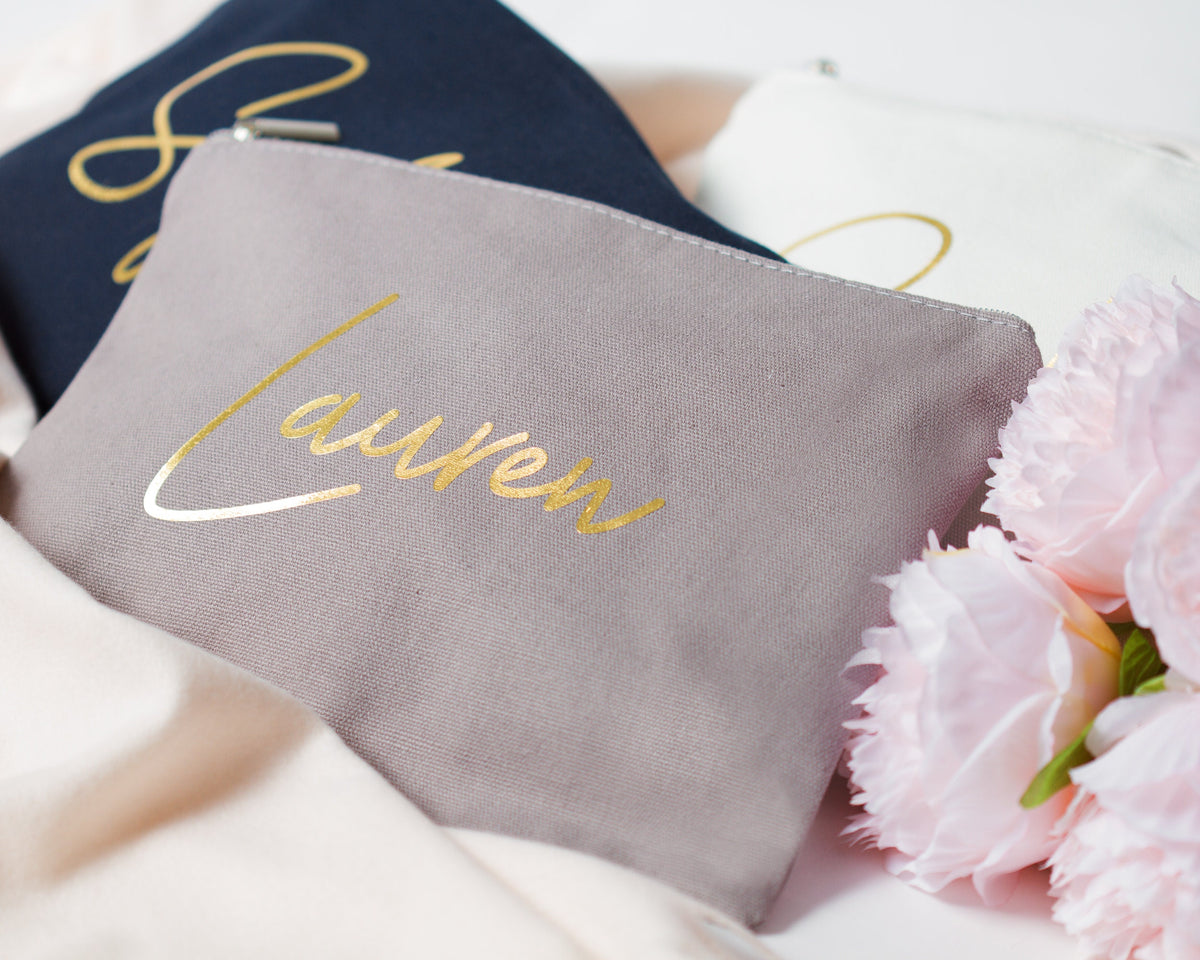 The Catch-All Canvas Zip Pouch