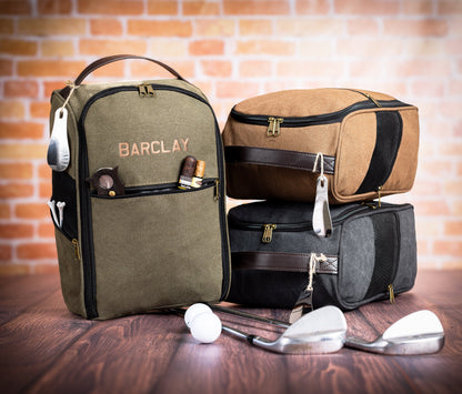 Smart Dry Canvas Golf Shoe Bag