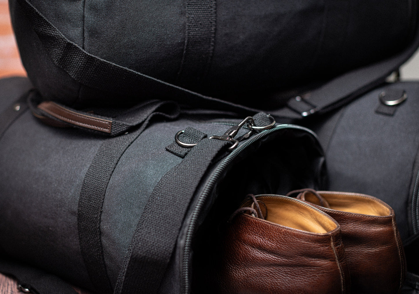 Personalized Duffle Bag With Shoe Pocket